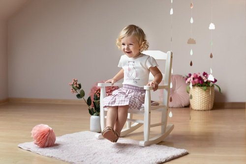 Body z krótkim rękawem Sweet Cherry Pinokio - ecru 