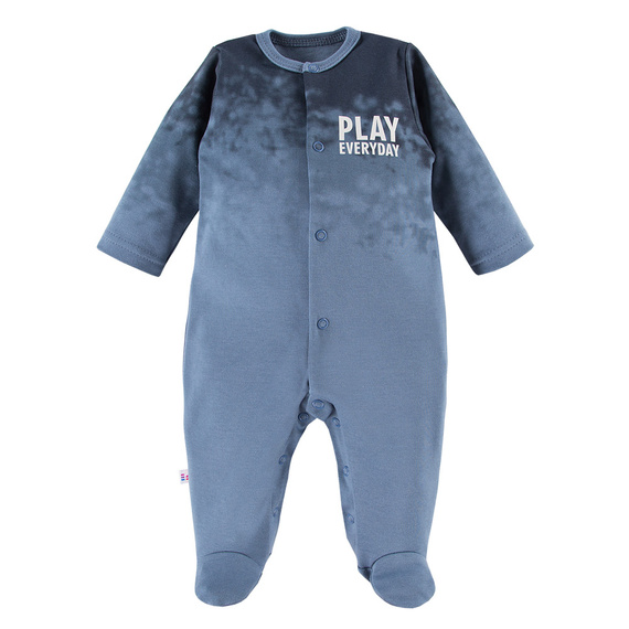 Pajac niemowlęcy ze stópkami Jump Eevi - niebieski