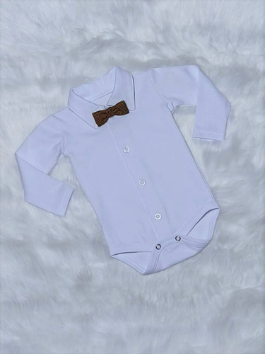 Body z długim rękawem Miłosz Bambarillo biały 