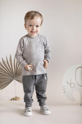 Bluzka z długim rękawem Slow Life Pinokio - beż druk