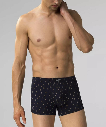 Bokserki męskie 3MH-201 A'3 Atlantic granatowy-wino-granatowy