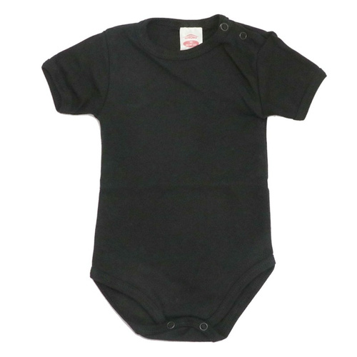 0311CZ Body z krótkim rękawem Makoma czarny