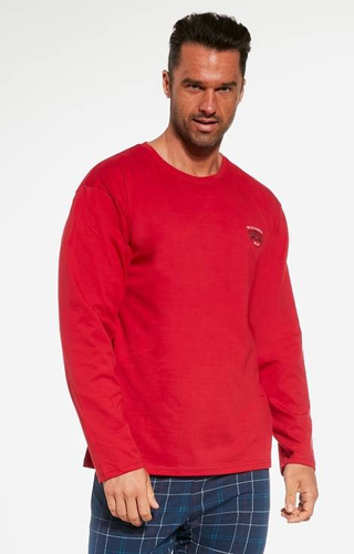 Piżama męska 124/244 Redwood Cornette bordowy