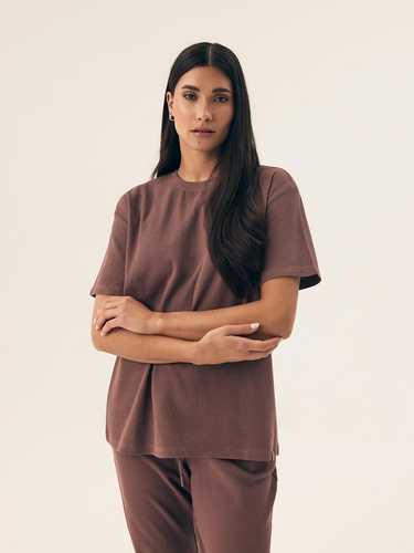 Piżama Damska 43349 Nilsa Henderson - brązowy