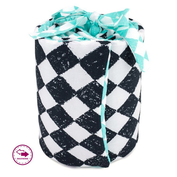 Ochraniacz na szczebelki do łóżeczka Na Sygnale - Makaszka