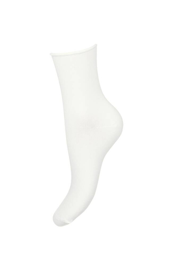 Fit bezuciskowe gładkie Skarpety damskie Milena - ecru