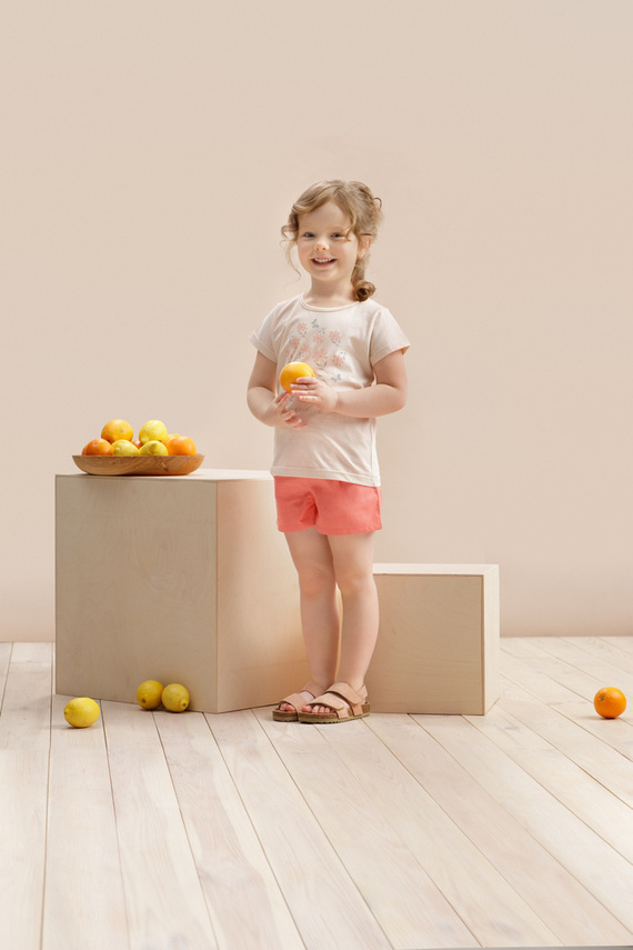 Bluzka z krótkim rękawem Summer Garden Pinokio - beżowy