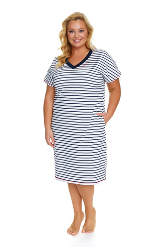 TB.5368 Koszula Nocna Plus Size Doctor Nap - marine