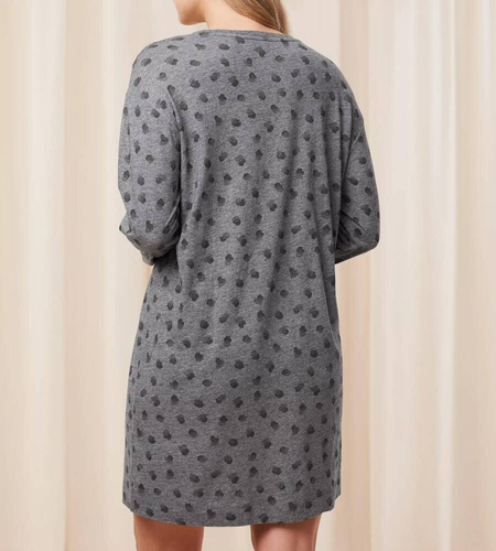 Koszula nocna Endless Comfort NDK LSL Triumph - dark grey melange