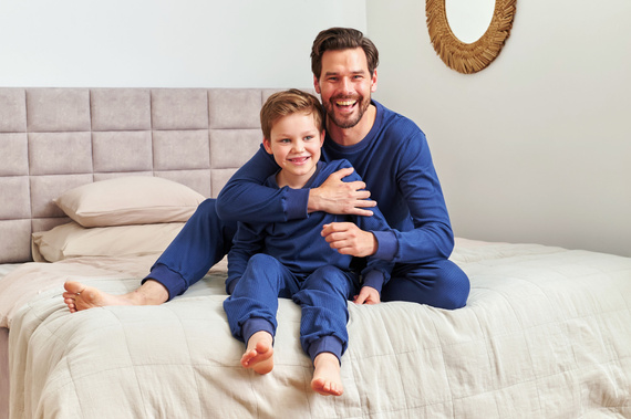 Bawełniana piżama męska Doctor Nap 7350 – wygoda i prosty krój