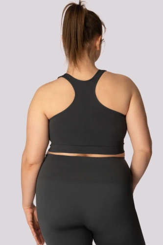 Top biustonosz base sportowy Mona szary