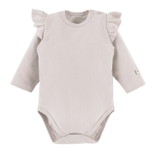 Body z długim rękawem "Simply Comfy" Ewa Klucze-beżowy