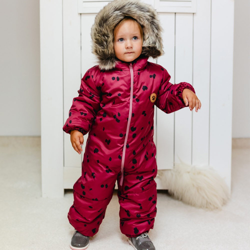 Kombinezon zimowy Dogs & Spots Eevi - jagodowy