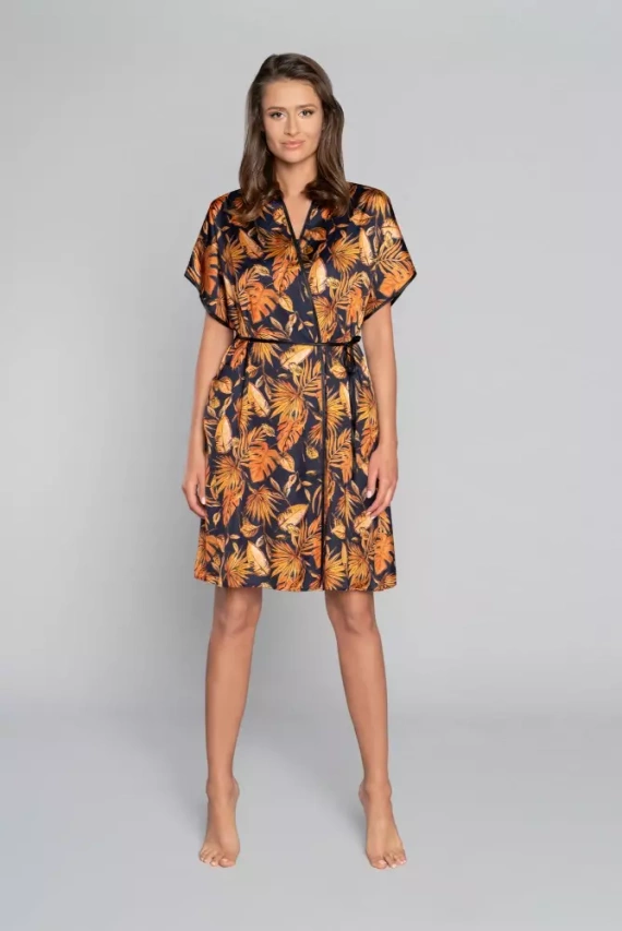 Szlafrok Damski Monstera Italian Fashion- druk