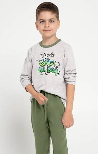 Piżama dla chłopca 3086, 3087 Sammyo Taro - beżowa