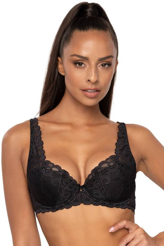  Biustonosz Usztywniany Full Cup M-3824/22 Natalie  Mat czarny 