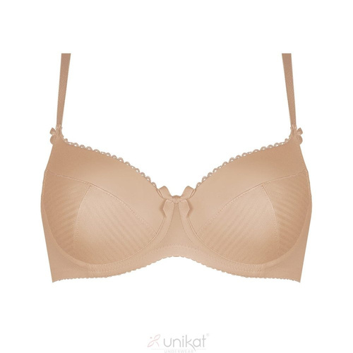 Biustonosz usztywniany Fiona Unikat - beżowy