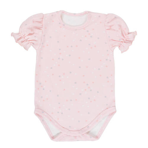 Body z krótkim rękawem Konfetti Martex różowy