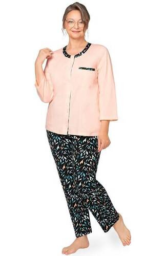 Piżama damska 262 Olga II Martel - pomarańczowa