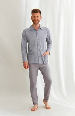 Piżama męska 2635, 2636, 2637 Richard Taro szary