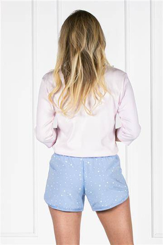 Piżama damska Daisy Momenti Per Me pink-blue