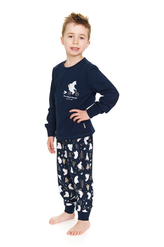 PDG.5264 "Frozen" Piżama dziecięca Unisex Doctor Nap - navy blue