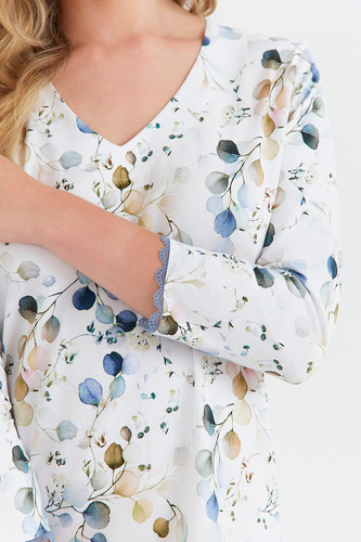 Koszula nocna 401 Cana- botaniczny