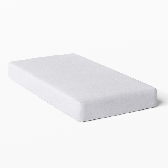 Prześcieradło dziecięce frotte Eevi - biały