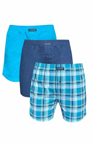 Cornette Bokserki 945/09 – 3 sztuki, bawełniane, luźny krój