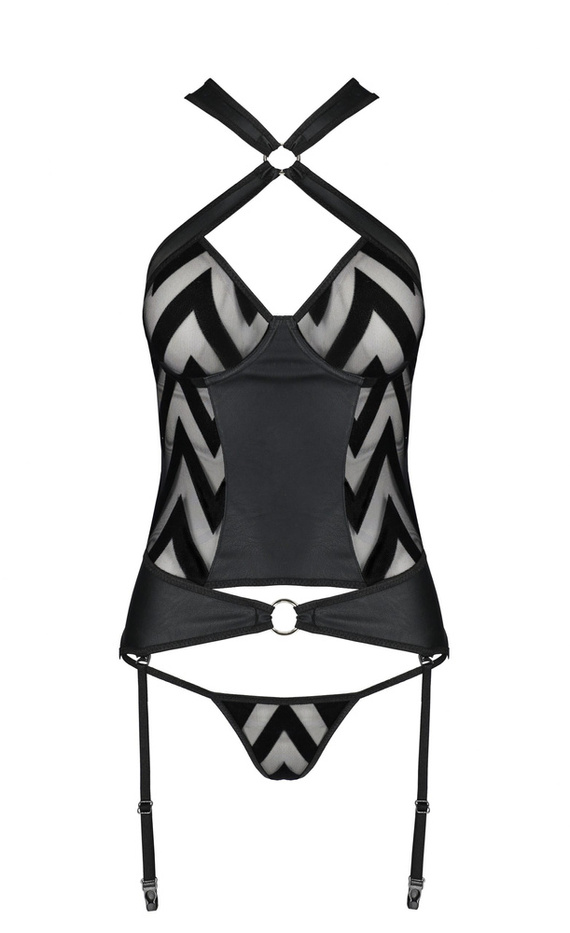 Gorset damski Hima Corset Passion czarny