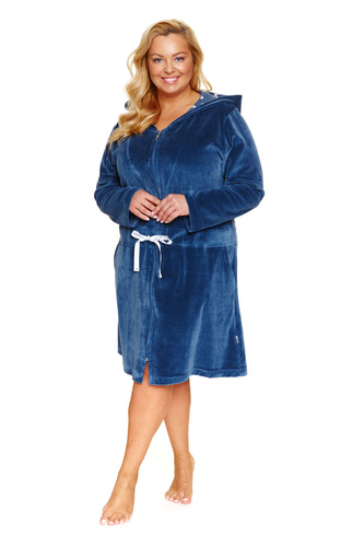 SWO.1008 Szlafrok damski Doctor Nap - deep blue