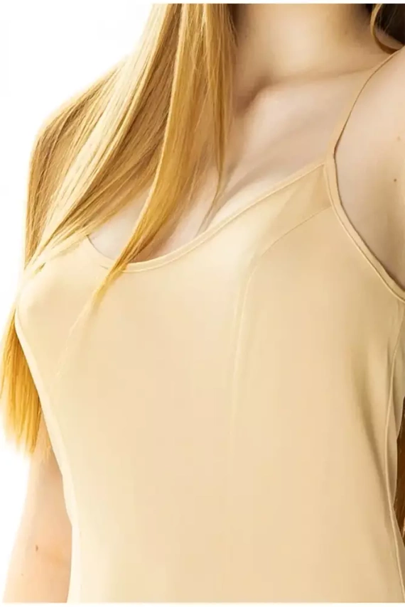 4485 Gracja halka koszula nocna damska Mewa beżowy