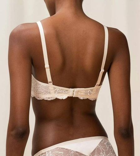 Biustonosz miękki z fiszbinami Amourette Charm W02 Triumph- kremowy