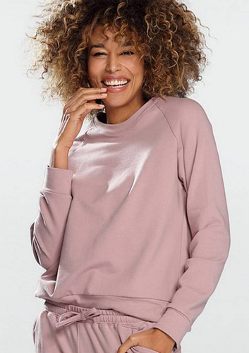 Bluza dresowa Wenezja Dkaren - pudrowy róż