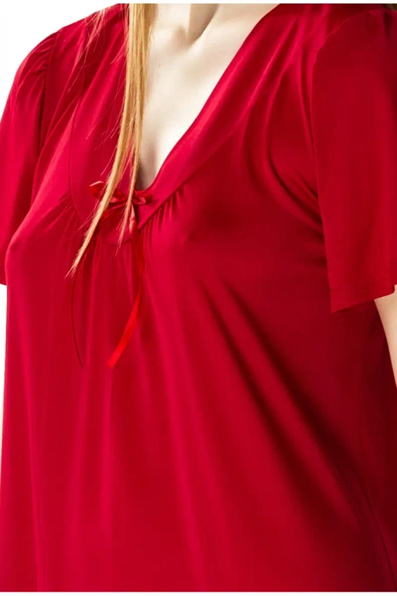 Koszula nocna damska 6127 Consuela Mewa burgundowy