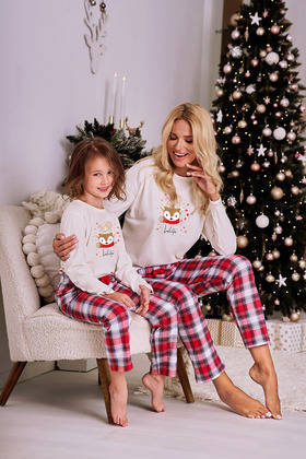 Piżama dla dziewczynki 2830, 2831 Holly Taro - ecru