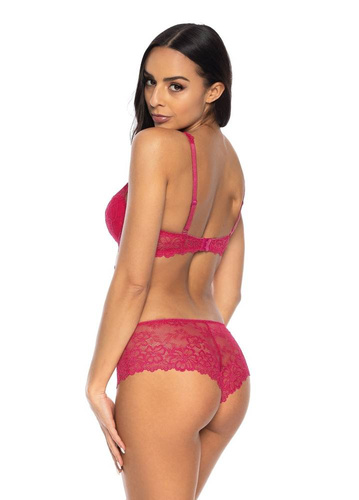  Biustonosz Usztywniany M-053/22 Carmela Mat rubinowy czerwony