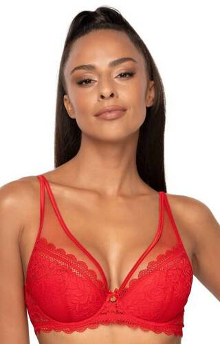 Biustonosz Push-up M-0198/11 Estelle  Mat - czerwony