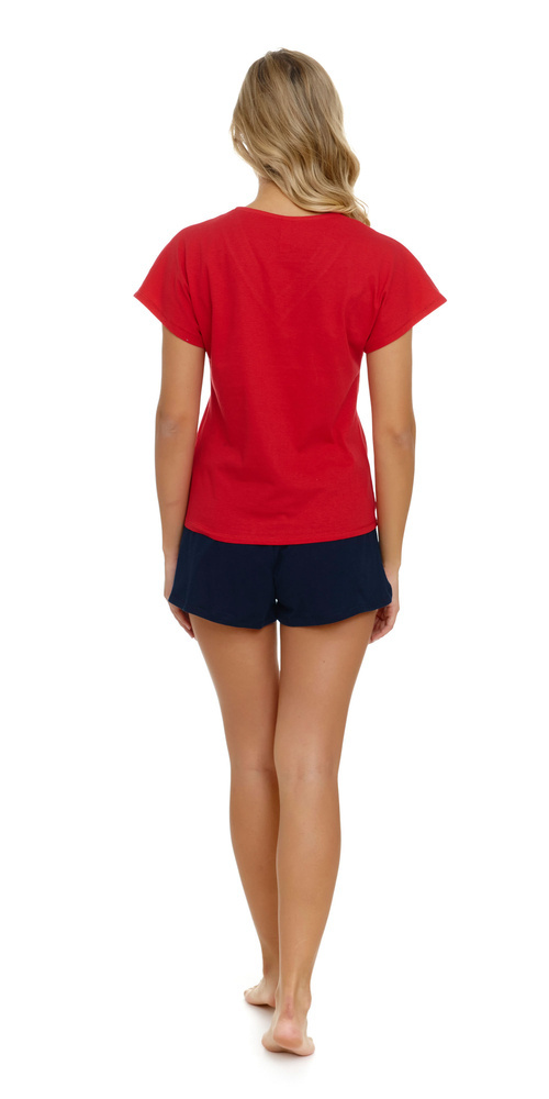 Piżama Damska 5117 Doctor Nap - red