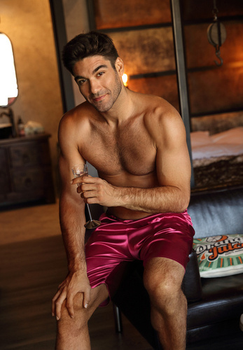 Spodenki męskie Zeus Dkaren bordo