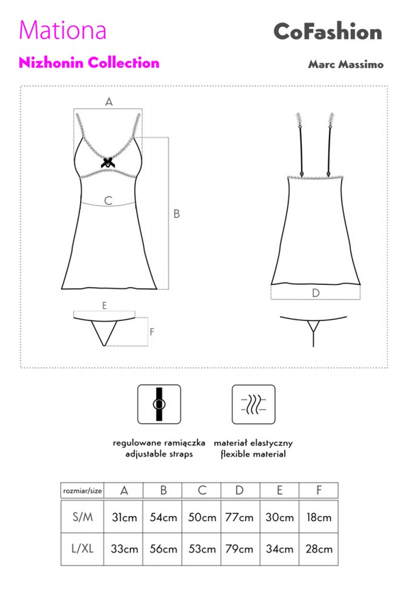 Komplet bielizny Mationa CF 90463 CoFashion Marc Massimo