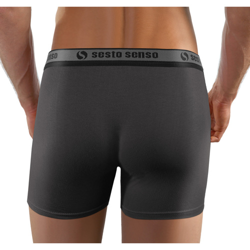 Bokserki męskie BM02 Cougar Sesto Senso - grafitowy 