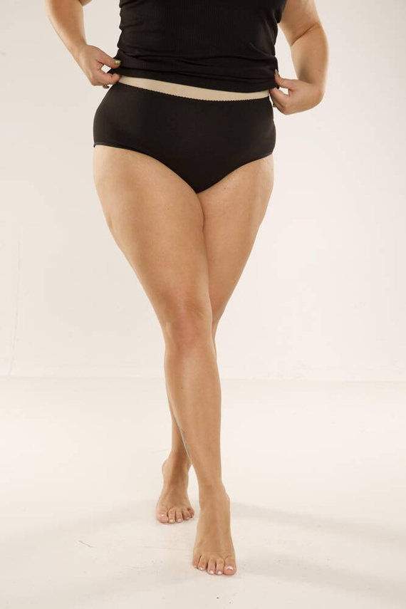 Figi wysokie 018 Sara De lafense - czarny