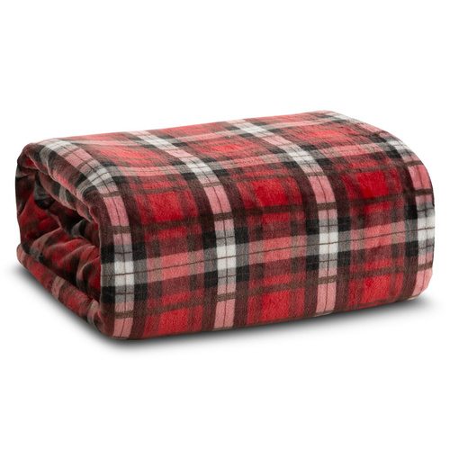 Koc świąteczny Bliss Eurofirany czerwony 