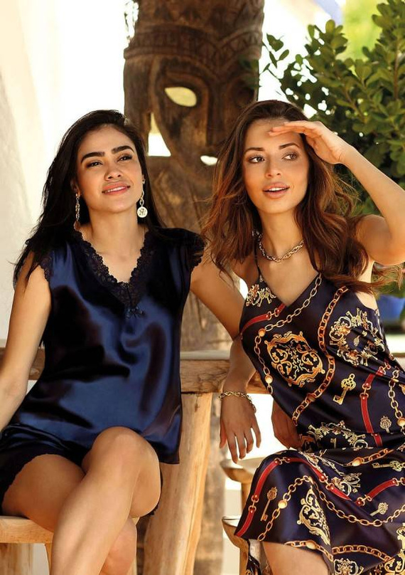 Długa halka satynowa DKaren - DK-HI 14