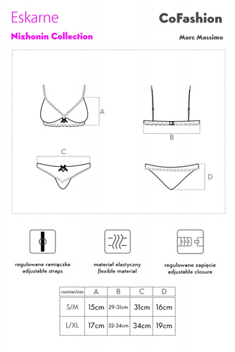 Komplet bielizny Eskarne CF 90461 CoFashion Marc Massimo