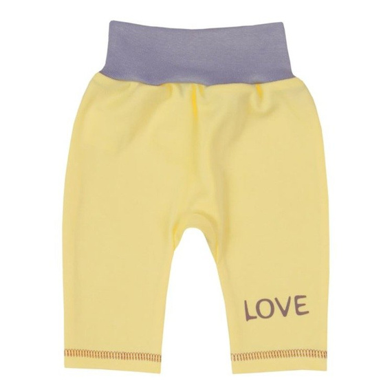 Spodenki bawełniane "LOVE" Terjan - różowy