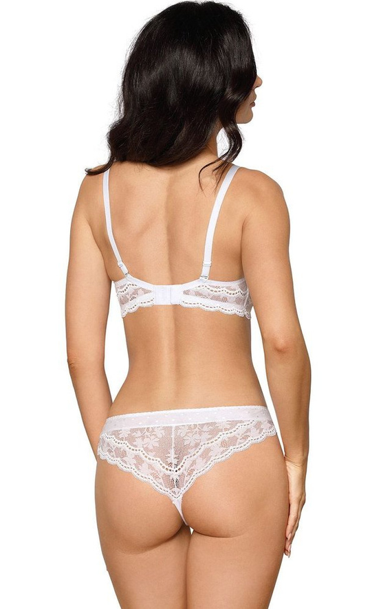 Biustonosz push-up Lagerta Róża czarny