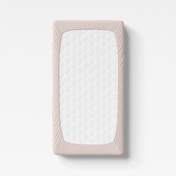 Prześcieradło dziecięce bawełniane Eevi - beżowy