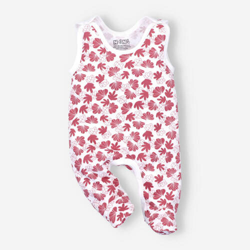 Śpiochy z bawełny organicznej Wesoła Panda Nini druk